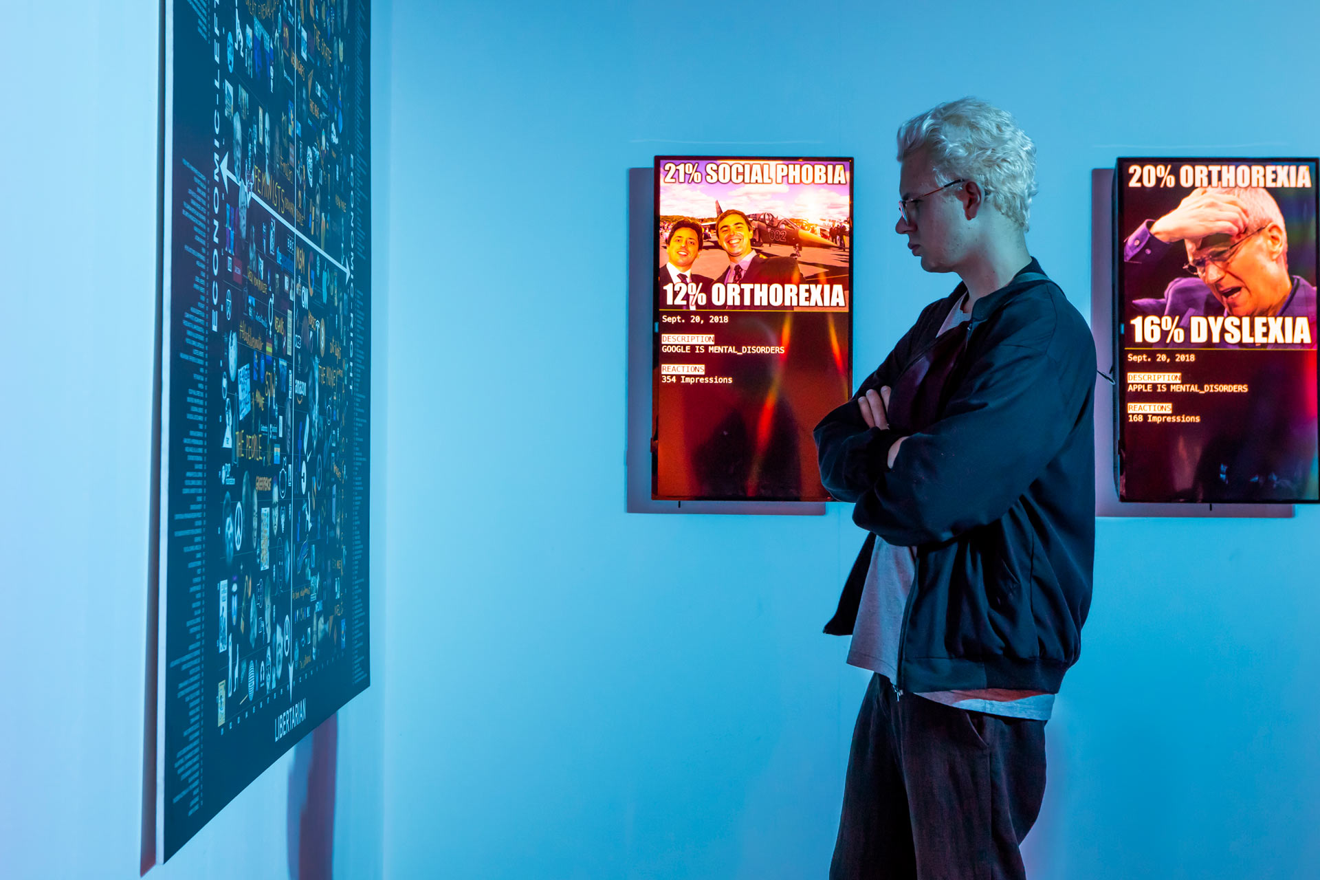 Online Culture Wars exhibition detail