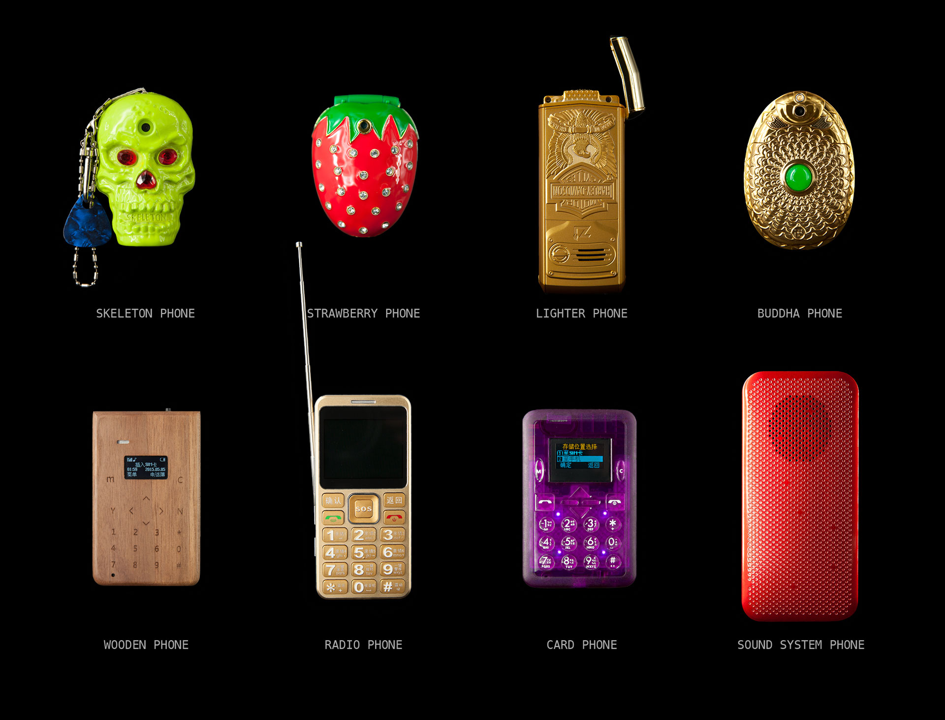 Collection de téléphones hybrides